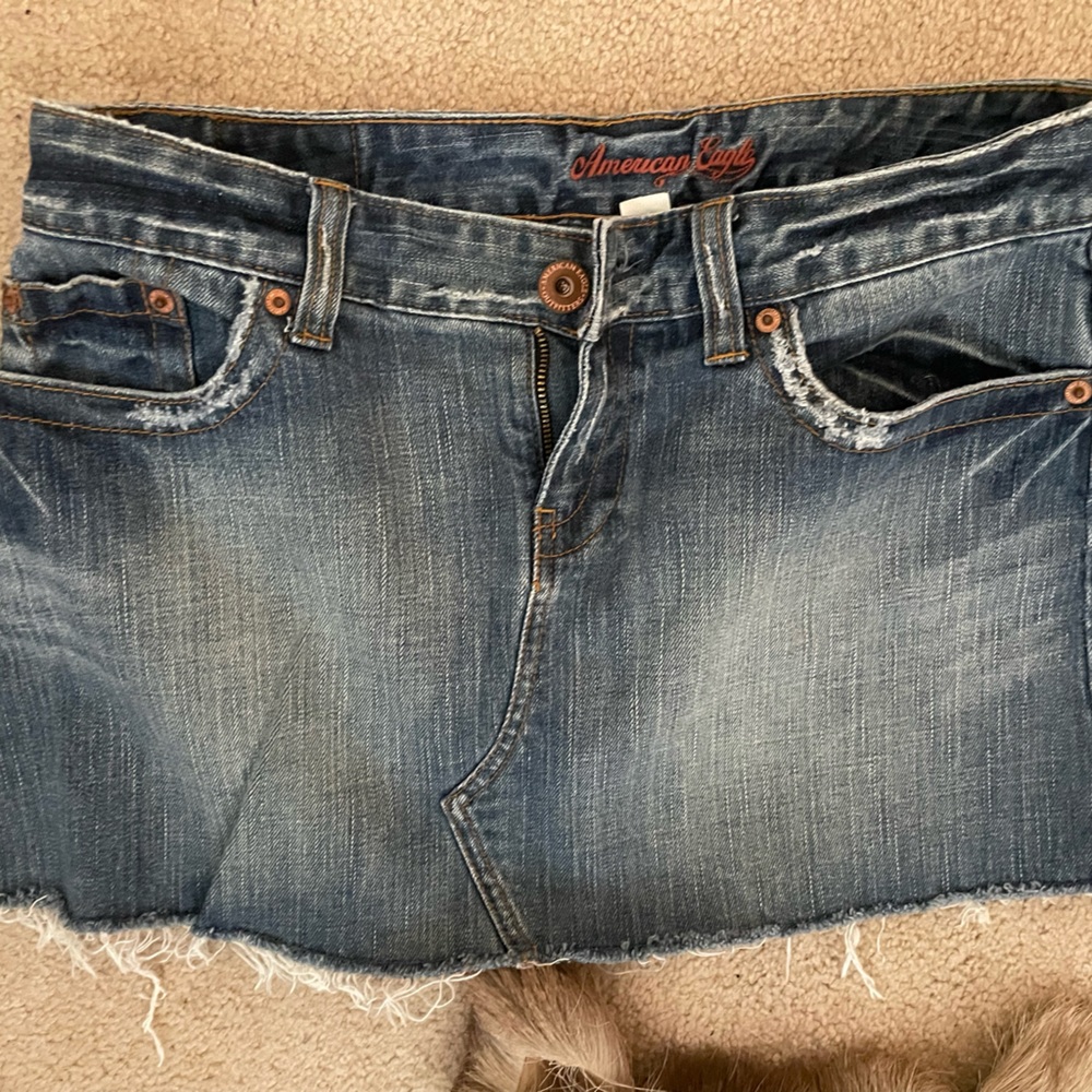 American Eagle denim skirt, circa 2010
